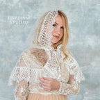 Elegant Lace Baptism Veil