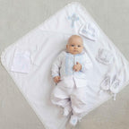Linen Baby Christening Outfit & Baptism Set – Personalized Option Available
