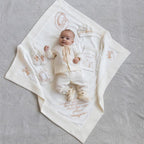 Luxury Linen Christening Set – Ivory Beige Embroidery