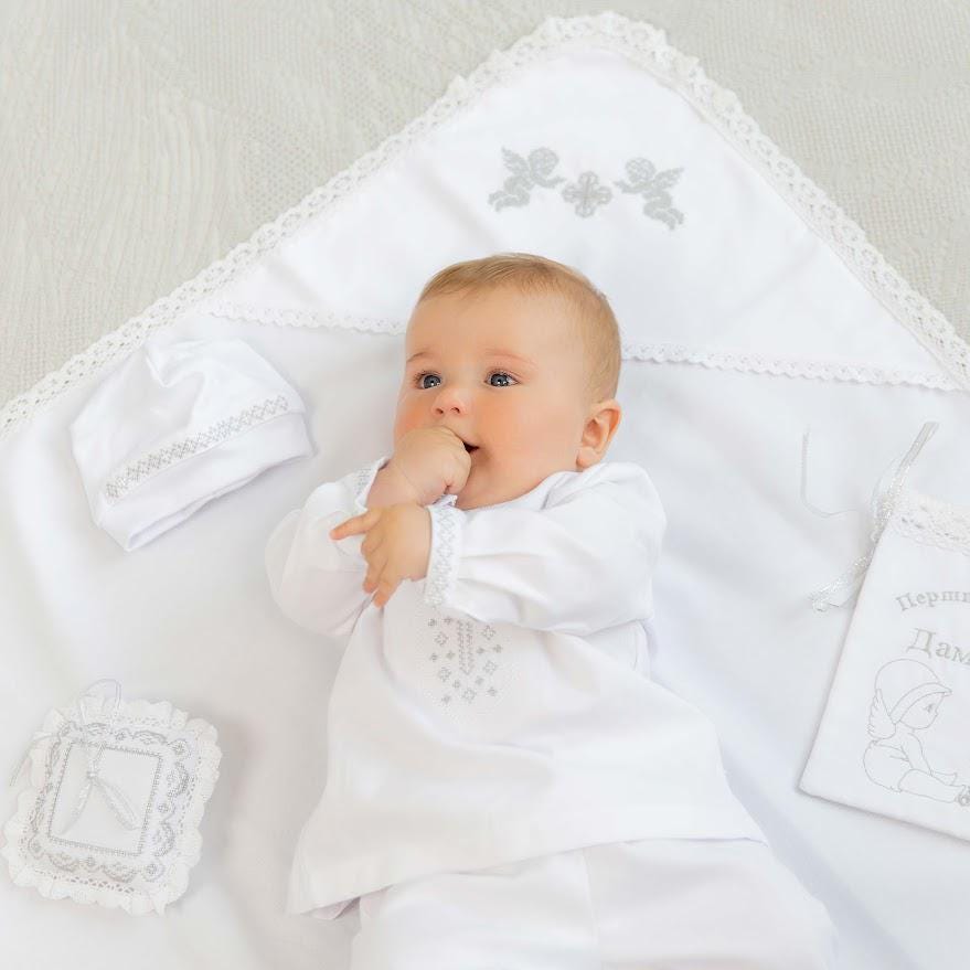 Luxury Baby Baptism Set – White Christening Outfit with Accessories
