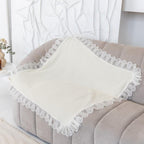 Ivory Muslin Baptism Set for Baby Girl