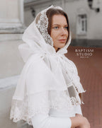Elegant Lace Church Palantine / Prayer Shawl for Women