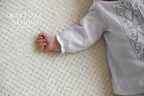 Baby Boy Linen Christening Outfit – 4-Piece Baptism Set (Shirt, Pants, Hat & Booties)