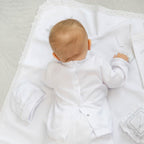 Luxury Baby Baptism Set – White Christening Outfit with Accessories