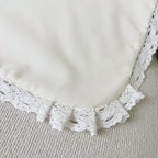 Personalized Linen Baptism Outfit Set with Blanket