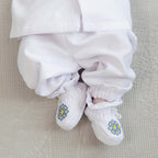 Traditional Baby Outfit Set – Shirt, Pants, Booties & Hat