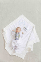 Traditional Baby Outfit Set – Shirt, Pants, Booties & Hat