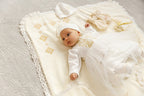 Luxury Baby Girl Christening Set with Kryzhma Blanket – Dress, Accessories, Candles & Pillow