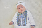 Traditional Baby Outfit Set – Shirt, Pants, Booties & Hat