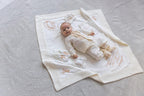 Luxury Linen Christening Set – Ivory Beige Embroidery