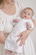 baby boy baptism gown white christening outfit embroidered infant robe
